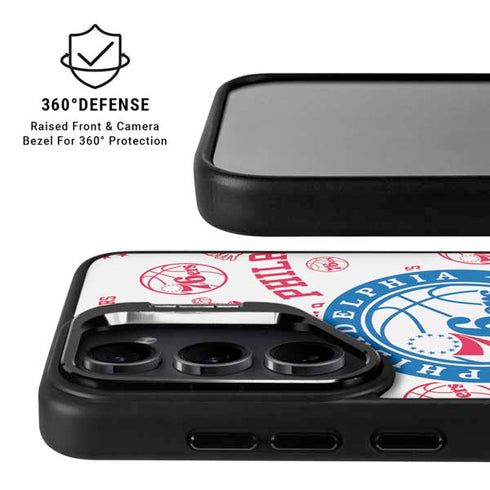 NBA Philadelphia 76ers Blast Galaxy S24 Plus Kickstand Case